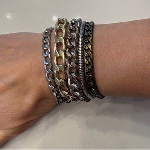 Jenny Bird Austin Multi-Metal Cuff Bracelet